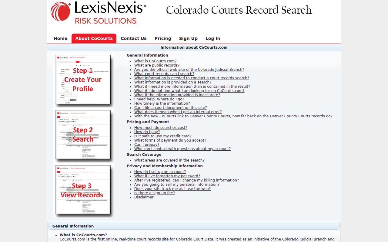 Cheyenne County court records CoCourts Register of Action information